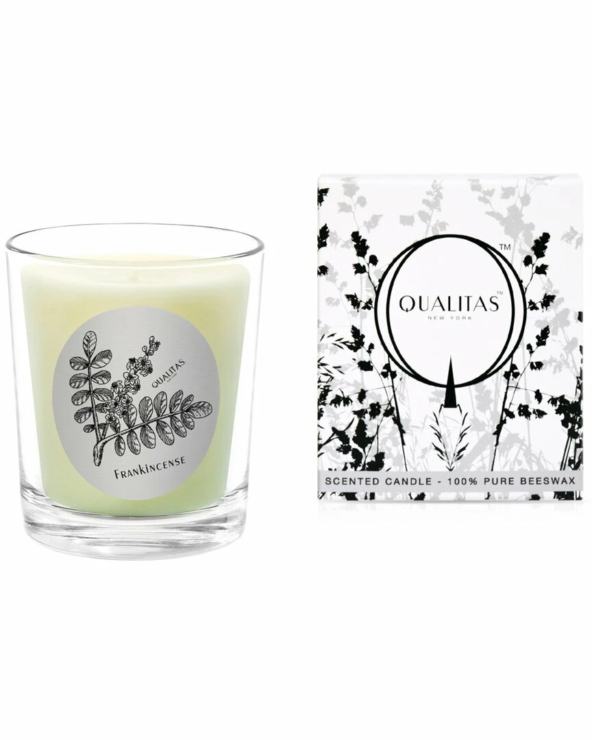 Qualitas Frankincense 6.5oz Beeswax Candle Home Candles & Home Fragrance