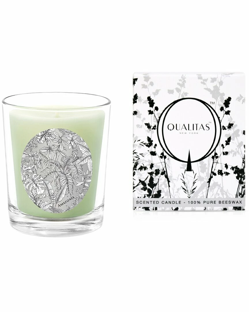 Qualitas Amazonia 6.5oz Beeswax Candle Home Candles & Home Fragrance