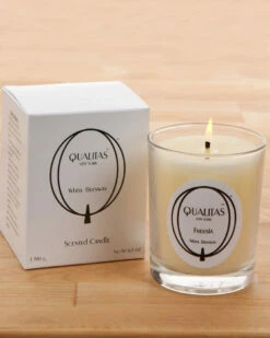 Qualitas Freesia 6.5oz Beeswax Candle Home Candles & Home Fragrance