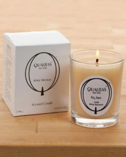Qualitas Fig Tree 6.5oz Beeswax Candle Home Candles & Home Fragrance