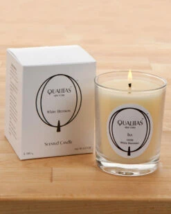 Qualitas Tea 6.5oz Beeswax Candle Home Candles & Home Fragrance