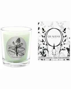 Qualitas Peppermint Leaf 6.5oz Beeswax Candle Home Candles & Home Fragrance