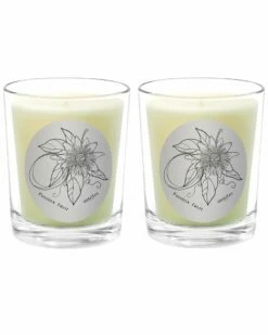 Qualitas Passion Fruit Two Scented Beeswax Candle Set Home Candles & Home Fragrance
