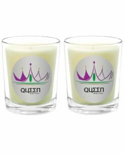Qualitas Queen Two Scented Beeswax Candle Set Home Candles & Home Fragrance