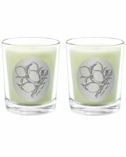 Qualitas Lemon Tree Two Scented Beeswax Candle Set Home Candles & Home Fragrance