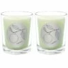 Qualitas Grapefruit Two Scented Beeswax Candle Set Home Candles & Home Fragrance