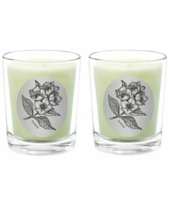Qualitas Jasmine Two Scented Beeswax Candle Set Home Candles & Home Fragrance
