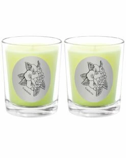 Qualitas Gardenia Two Scented Beeswax Candle Set Home Candles & Home Fragrance
