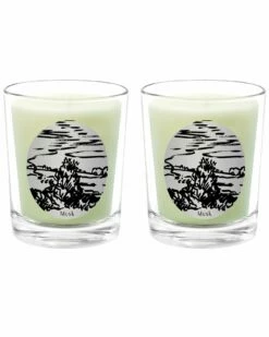 Qualitas Musk Two Scented Beeswax Candle Set Home Candles & Home Fragrance