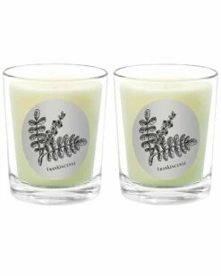 Qualitas Frankincense Two Scented Beeswax Candle Set Home Candles & Home Fragrance