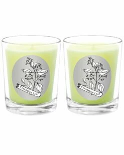 Qualitas Cinnamon Leaf Two Scented Beeswax Candle Set Home Candles & Home Fragrance