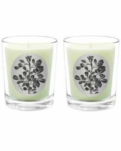 Qualitas Myrrh Two Scented Beeswax Candle Set Home Candles & Home Fragrance