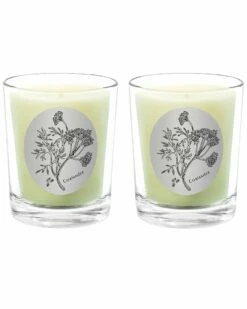 Qualitas Coriander Two Scented Beeswax Candle Set Home Candles & Home Fragrance