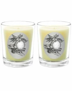 Qualitas Pomander Two Scented Beeswax Candle Set Home Candles & Home Fragrance