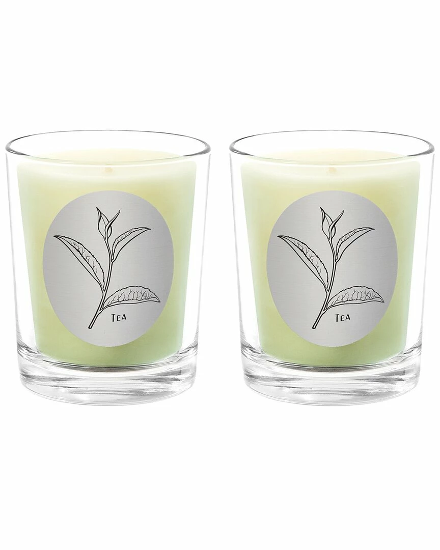 Qualitas Tea Two Scented Beeswax Candle Set Home Candles & Home Fragrance