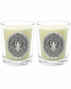 Qualitas 18 Library Way Two Scented Beeswax Candle Set Home Candles & Home Fragrance