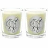 Qualitas Leather Two Scented Beeswax Candle Set Home Candles & Home Fragrance
