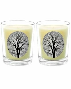 Qualitas Agarwood Two Scented Beeswax Candle Set Home Candles & Home Fragrance