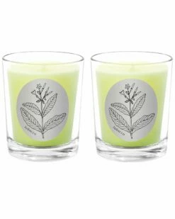 Qualitas Tobacco Two Scented Beeswax Candle Set Home Candles & Home Fragrance