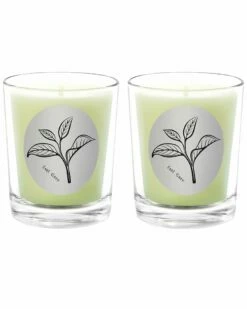 Qualitas Earl Grey Two Scented Beeswax Candle Set Home Candles & Home Fragrance