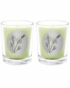 Qualitas Sugarcane Two Scented Beeswax Candle Set Home Candles & Home Fragrance