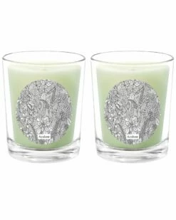 Qualitas Azahar Two Scented Beeswax Candle Set Home Candles & Home Fragrance