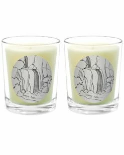 Qualitas Serene Falls Two Scented Beeswax Candle Set Home Candles & Home Fragrance