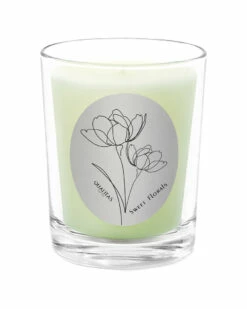 Qualitas Sweet Florals 6.5oz Beeswax Candle Home Candles & Home Fragrance