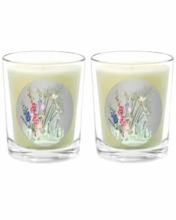 Qualitas Tranquility Two Scented Beeswax Candle Set Home Candles & Home Fragrance
