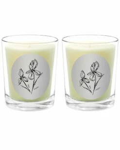 Qualitas Iris Two Scented Beeswax Candle Set Home Candles & Home Fragrance