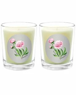 Qualitas Peony Two Scented Beeswax Candle Set Home Candles & Home Fragrance