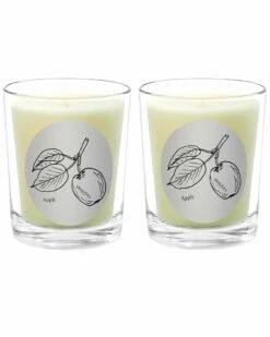 Qualitas The Apple Two Scented Beeswax Candle Set Home Candles & Home Fragrance