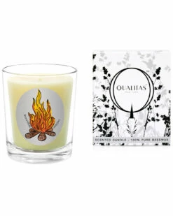 Qualitas Woodfire 6.5oz Beeswax Candle Home Candles & Home Fragrance
