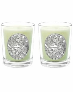 Qualitas Mediterranean Two Scented Beeswax Candle Set Home Candles & Home Fragrance