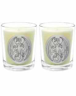 Qualitas Rufus Draco Two Scented Beeswax Candle Set Home Candles & Home Fragrance