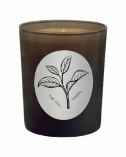 Qualitas Earl Grey 6.5oz Beeswax Candle Home Candles & Home Fragrance