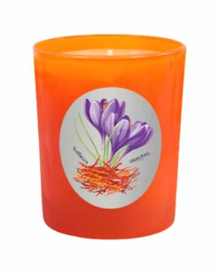 Qualitas Saffron 6.5oz Beeswax Candle Home Candles & Home Fragrance