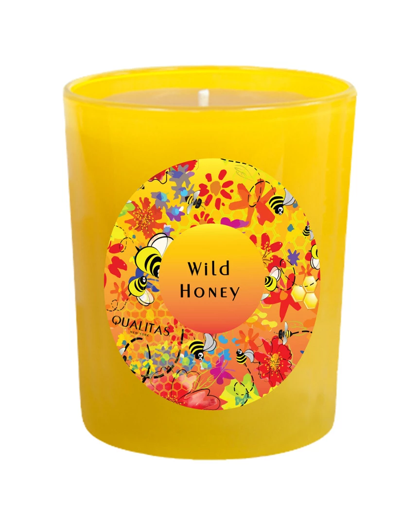 Qualitas Wild Honey 6.5oz. Beeswax Candle Home Candles & Home Fragrance