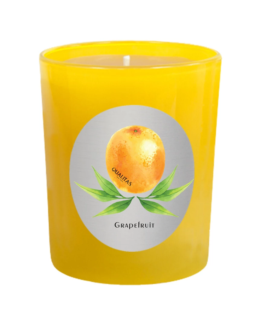 Qualitas Greapefruit 6.5oz Beeswax Candle Home Candles & Home Fragrance