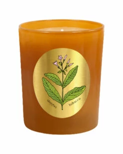 Qualitas Tobacco 6.5oz Beeswax Candle Home Candles & Home Fragrance