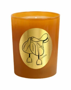 Qualitas Leather 6.5oz Beeswax Candle Home Candles & Home Fragrance