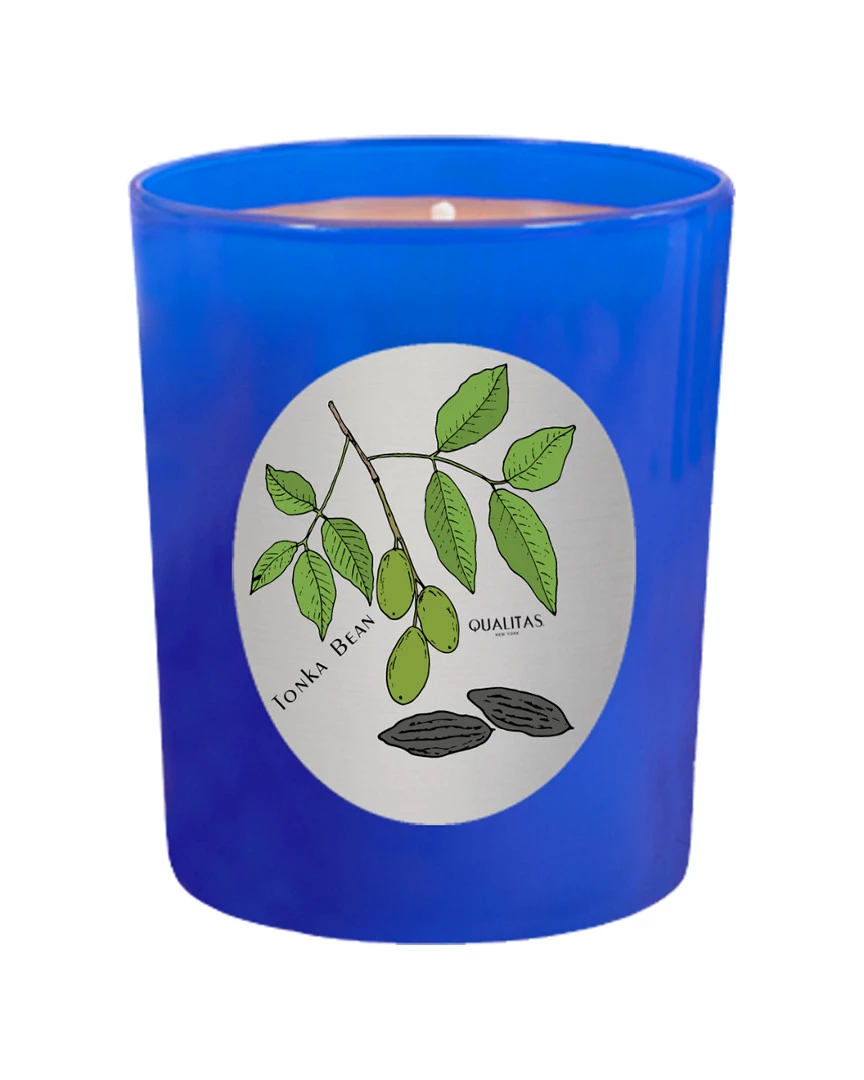 Qualitas Tonka Bean 6.5oz Beeswax Candle Home Candles & Home Fragrance