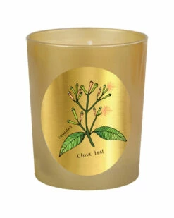 Qualitas Clove Leaf 6.5oz Beeswax Candle Home Candles & Home Fragrance